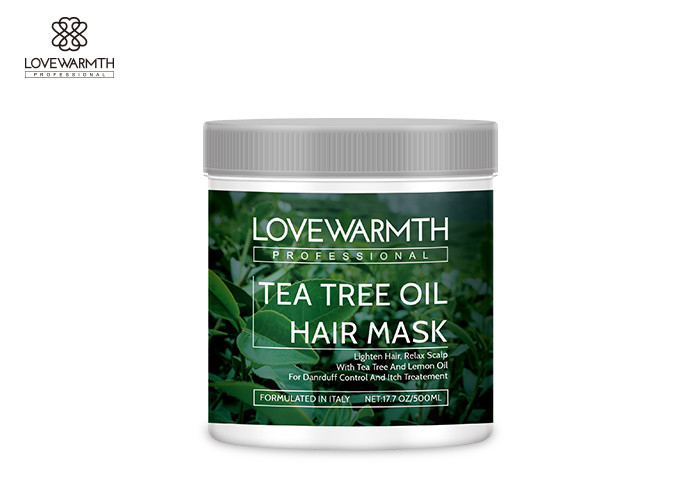 L'huile d'arbre de thé détendent le masque de cheveux de cuir chevelu pour le contrôle de pellicules/traitement de démangeaison