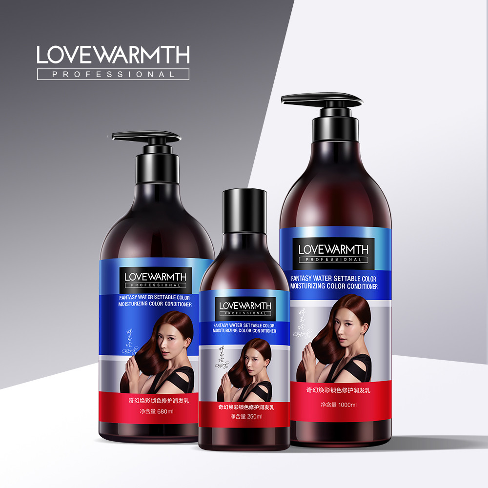 Riches dans le shampooing et le conditionneur de vitamines pour Perming et cheveux de teinture
