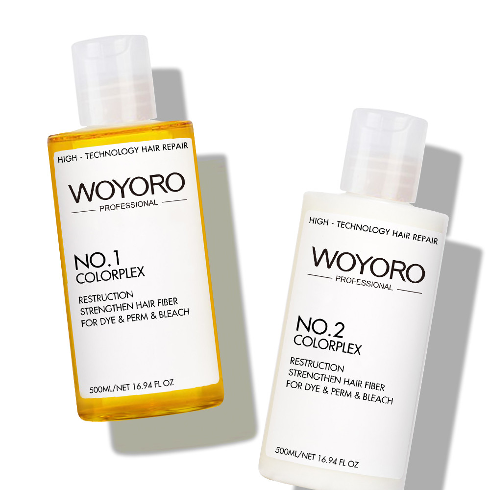 Les cheveux Colorplex de WOYORO ont placé le traitement pour Permed teint ont blanchi brillant brillant de restauration de cheveux