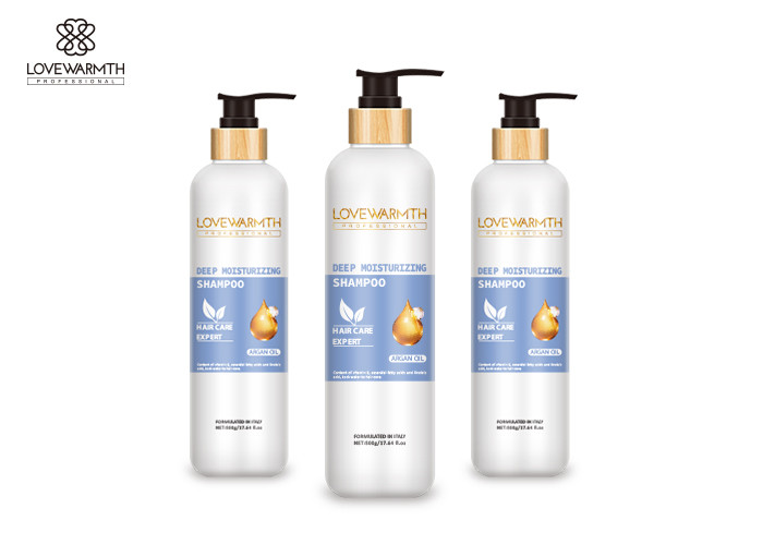 shampooing profond de hydrater 800ml, anti shampooing gras de la vitamine E pour des cheveux